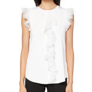 TED BAKER Ysabel Frill Detail Knit Top